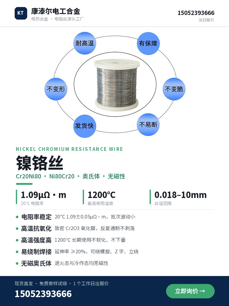 镍铬丝 定制流程