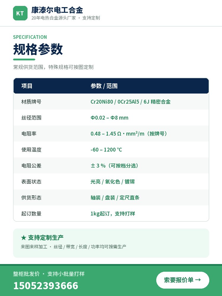 电阻丝 品质保障