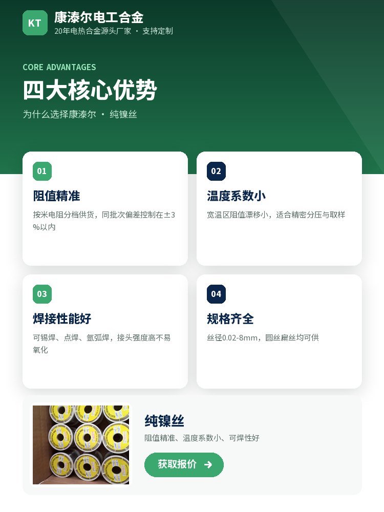 纯镍丝 定制流程
