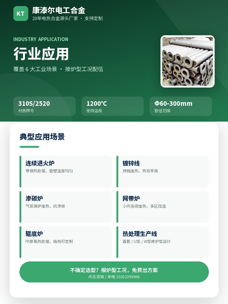 辐射管外管 核心优势