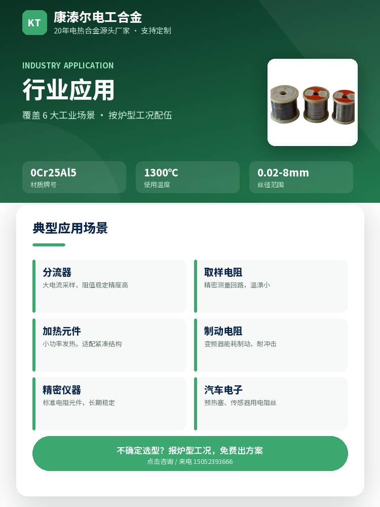 高温电阻丝 核心优势