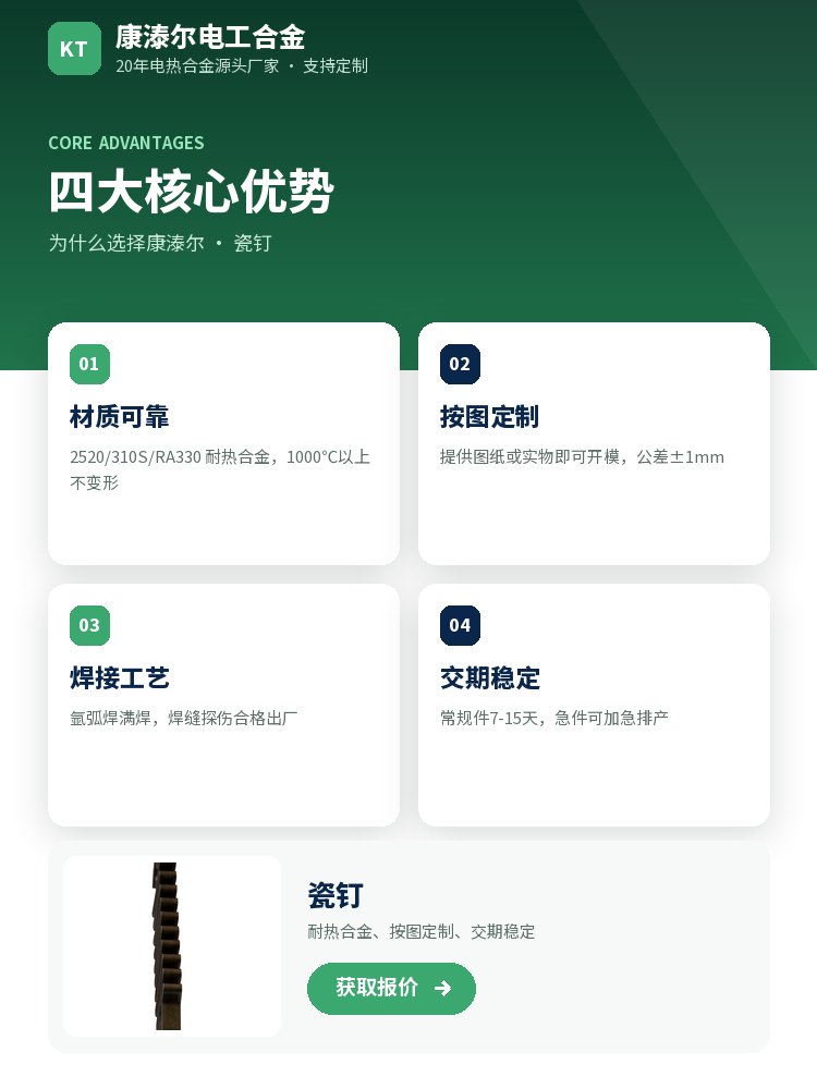 瓷钉 定制流程